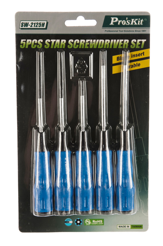 PROSKIT σετ κατσαβιδιών Torx SW-2125H - Image 2