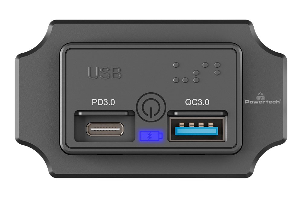 POWERTECH πρίζα USB για σκάφη & οχήματα PTL-009