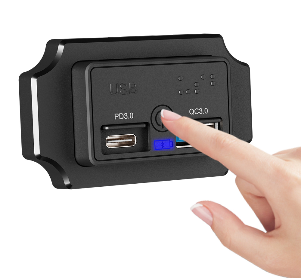 POWERTECH πρίζα USB για σκάφη & οχήματα PTL-009 - Image 2