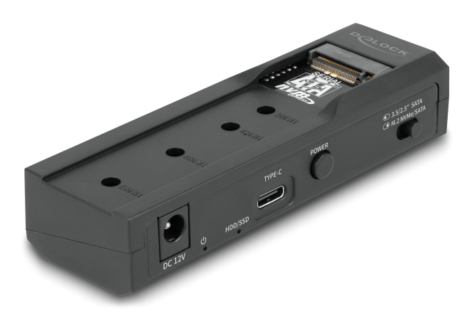 DELOCK docking station για M.2 NVMe/SATA ή 2.5"/3.5" SSD/HDD 64253 - Image 3