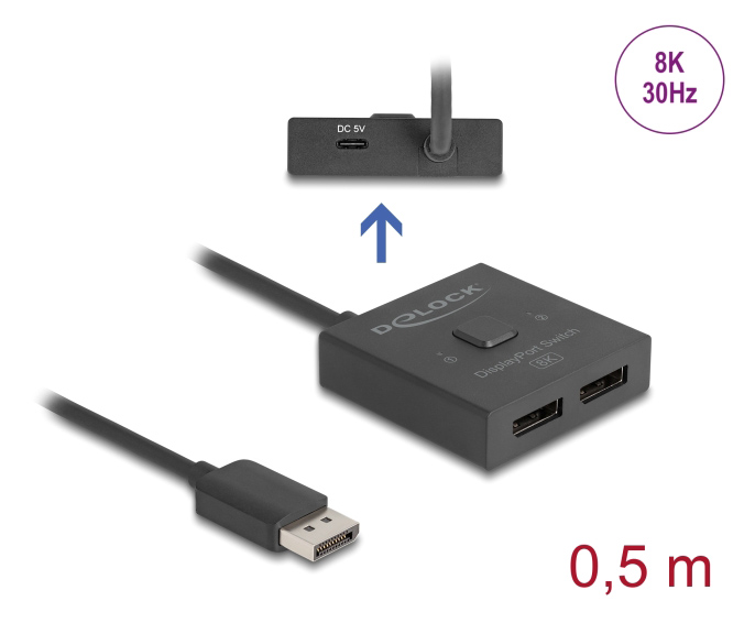 DELOCK DisplayPort switch 18906 - Image 3