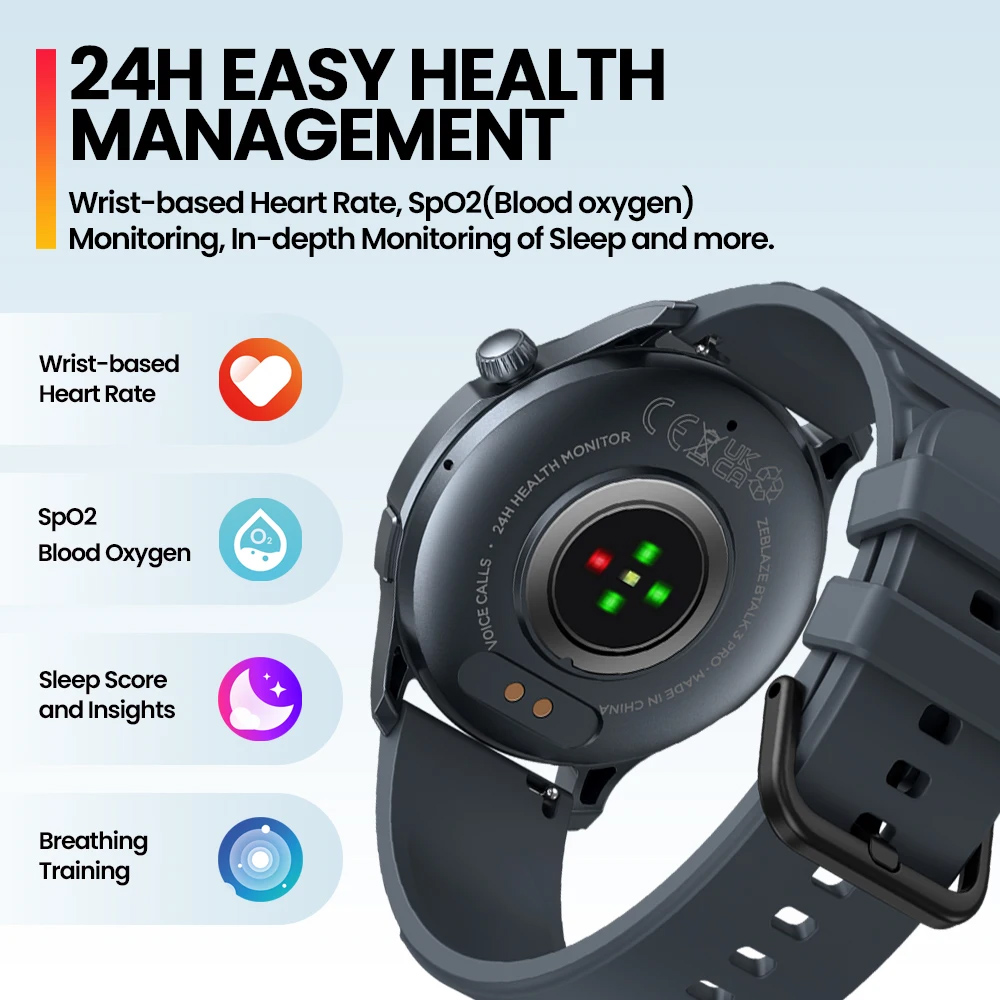 ZEBLAZE smartwatch Btalk 3 Pro - Image 4