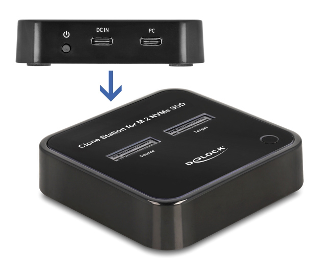 DELOCK docking station για M.2 NVMe SSD 64177 - Image 3