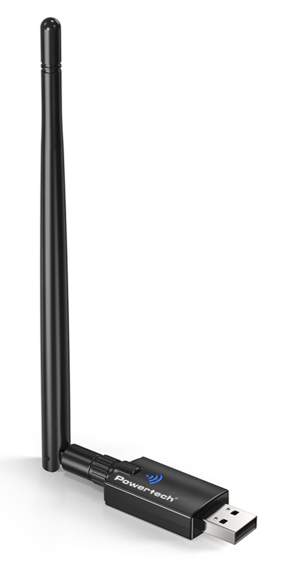 POWERTECH ασύρματος USB αντάπτορας δικτύου & Bluetooth 5.3 PT-1386