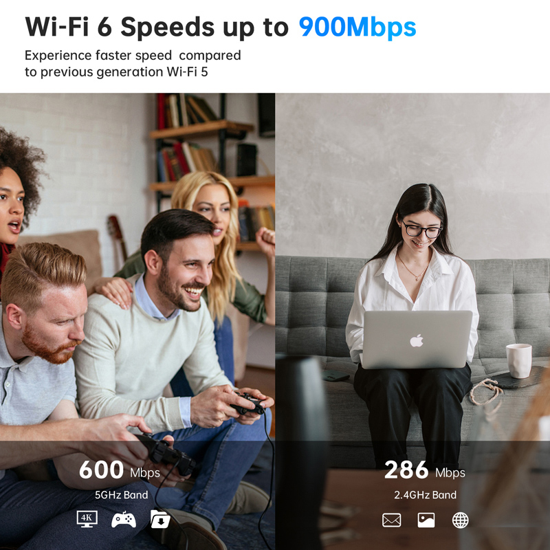 POWERTECH ασύρματος USB αντάπτορας δικτύου & Bluetooth 5.3 PT-1387 - Image 3