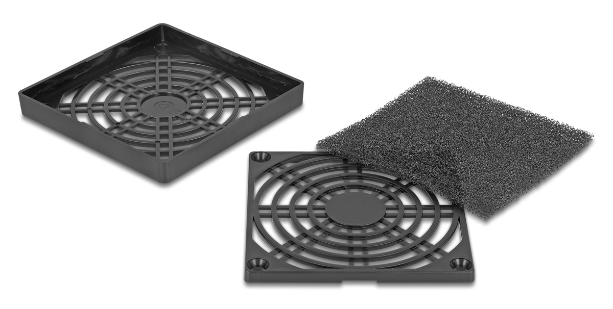 DELOCK σχάρα για 80mm ανεμιστήρα 67311 με φίλτρο σκόνης - Image 2