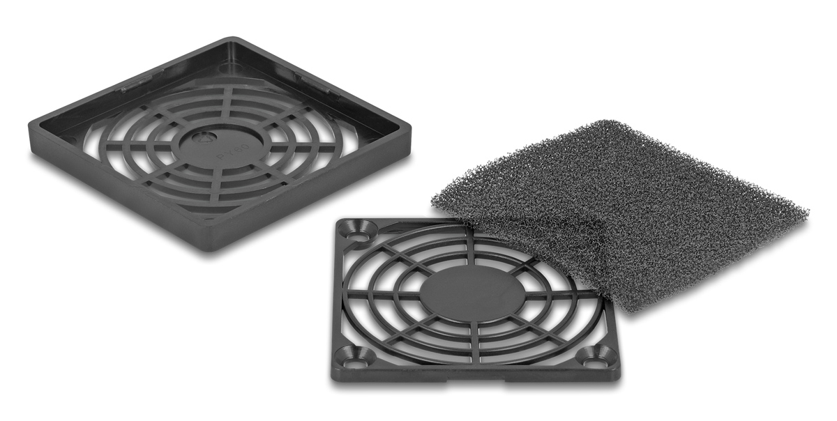 DELOCK σχάρα για 60mm ανεμιστήρα 67310 με φίλτρο σκόνης - Image 2
