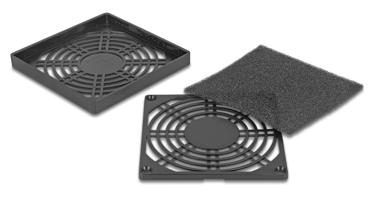 DELOCK σχάρα για 92mm ανεμιστήρα 67312 με φίλτρο σκόνης - Image 2