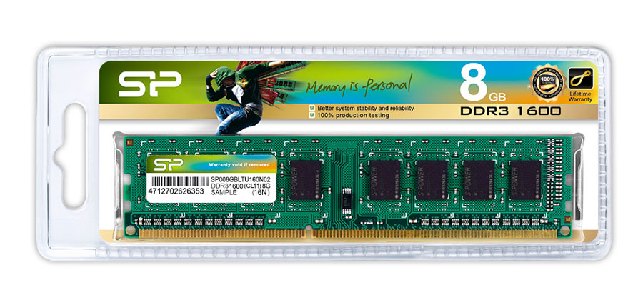 SILICON POWER μνήμη RAM 8GB DDR3 - Image 2