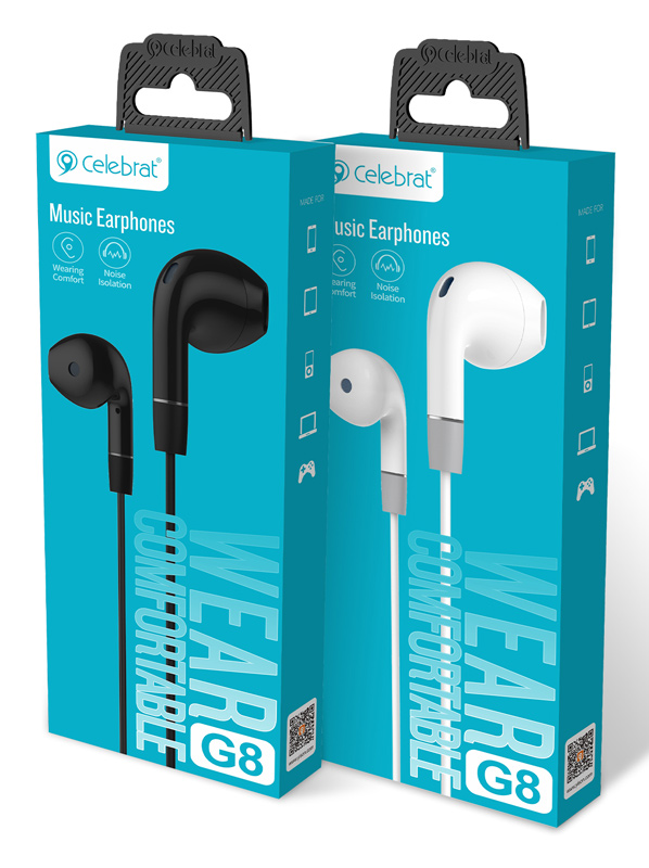 CELEBRAT earphones με μικρόφωνο G8 - Image 3