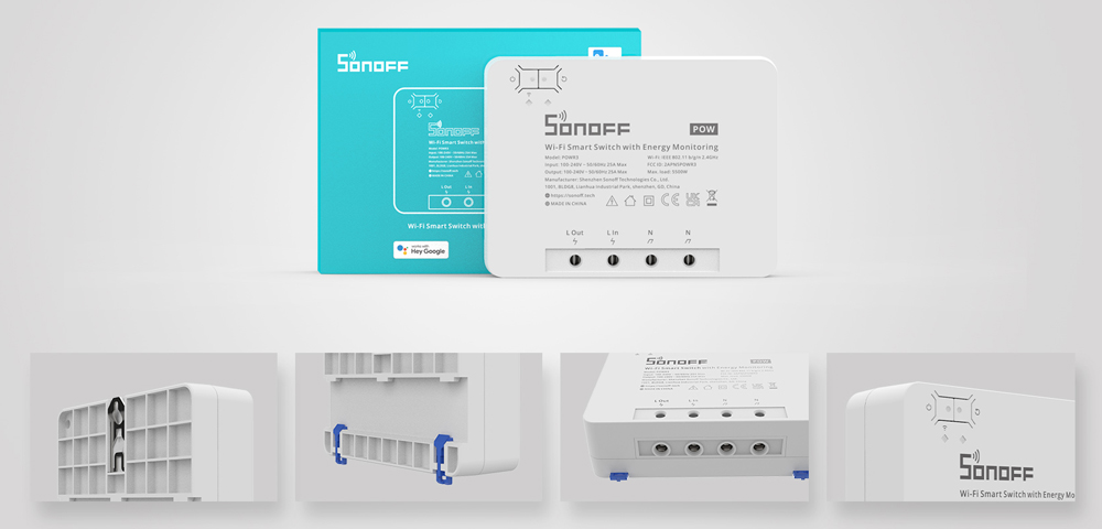 SONOFF smart διακόπτης παρακολούθησης ισχύος POWR3 - Image 3