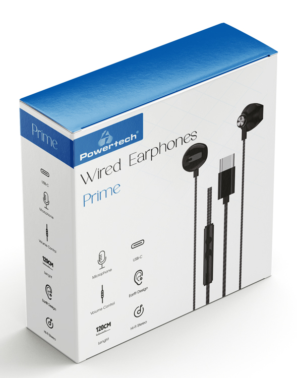 POWERTECH earphones με μικρόφωνο Prime - Image 3