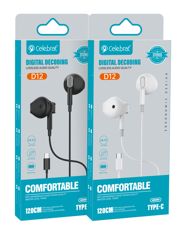 CELEBRAT earphones με μικρόφωνο D12 - Image 4