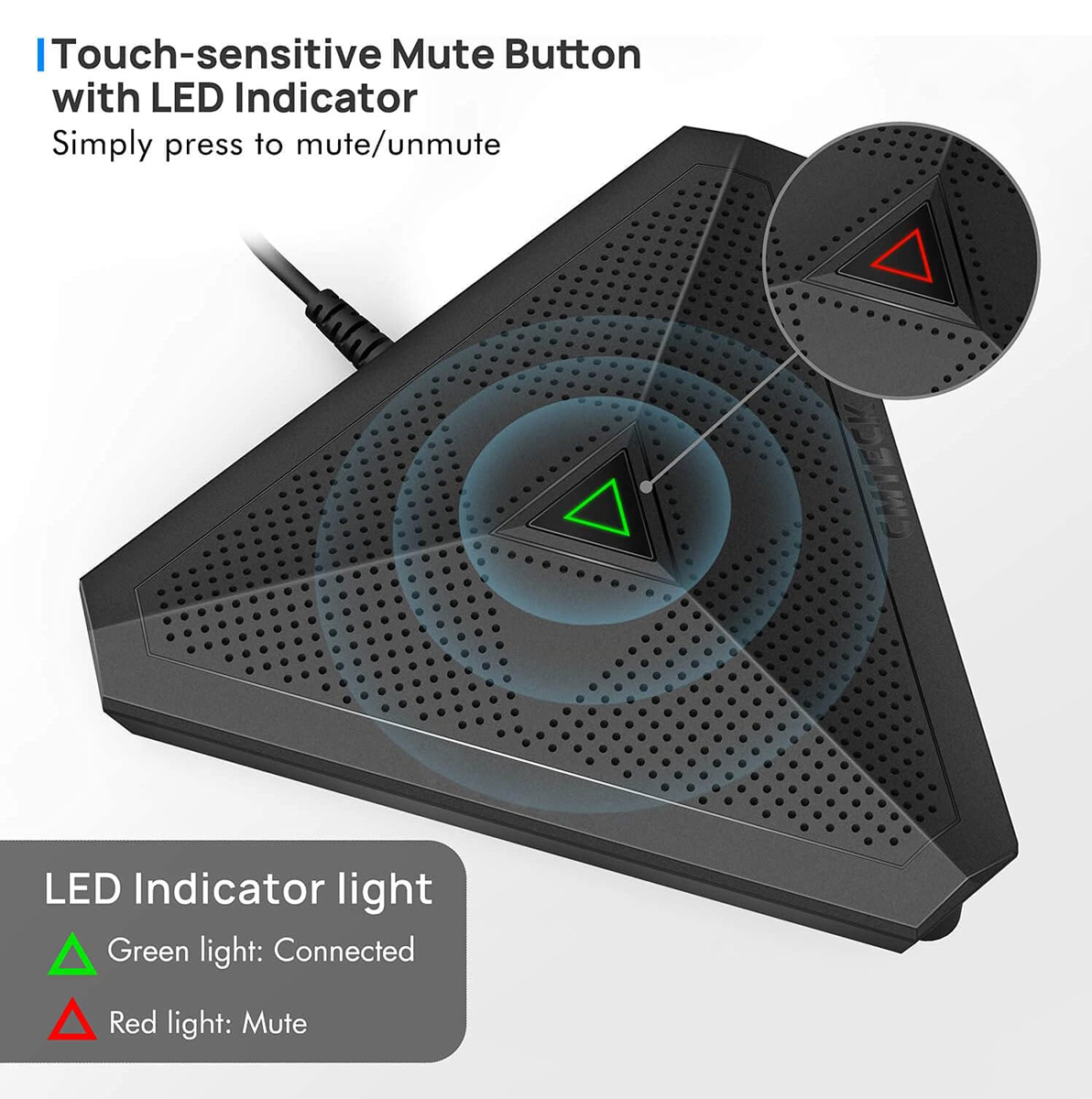 CMTECK επιτραπέζιο μικρόφωνο M001 - Image 3