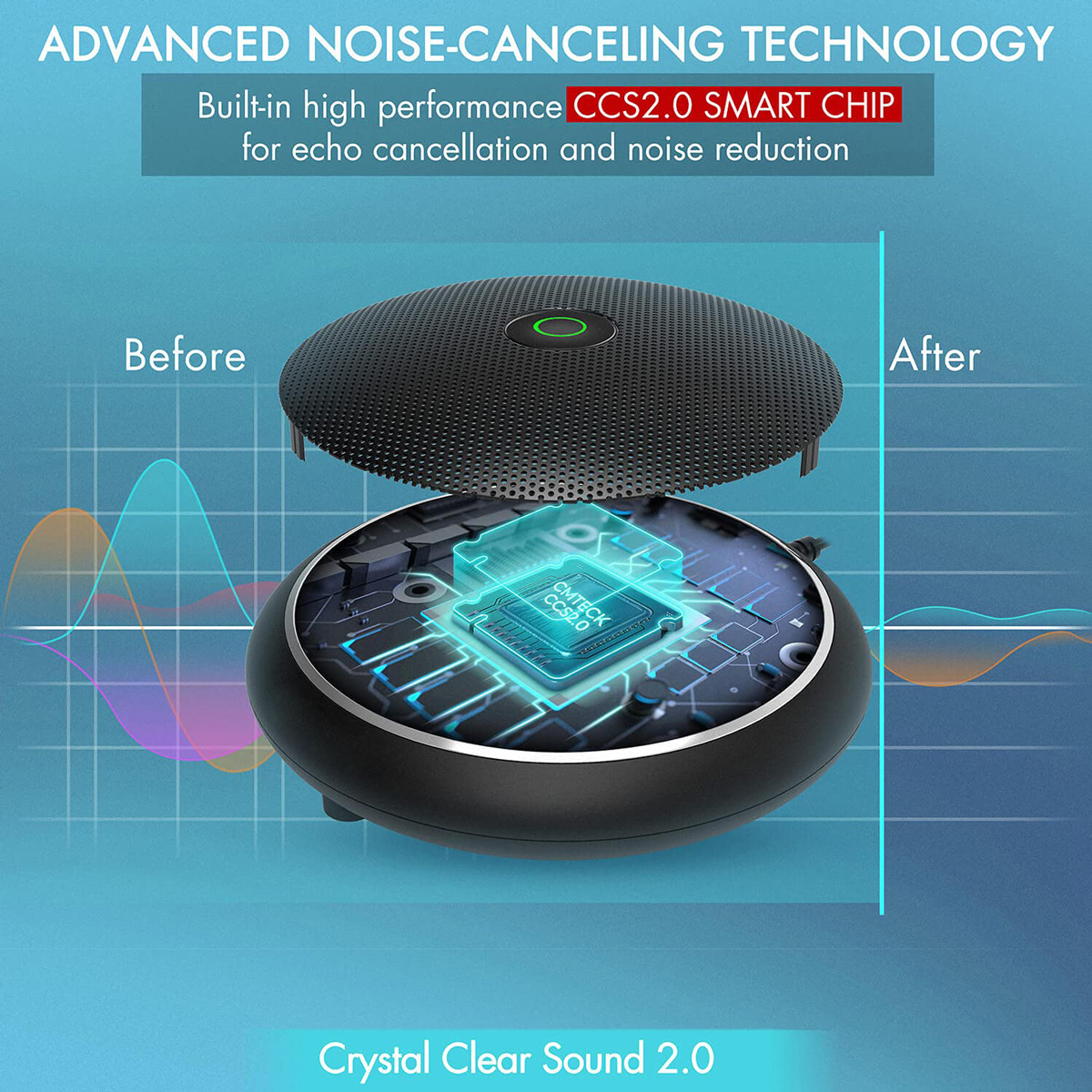 CMTECK επιτραπέζιο μικρόφωνο M003 - Image 4