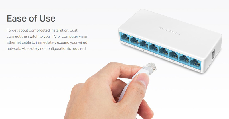 MERCUSYS Desktop Switch MS108 - Image 4