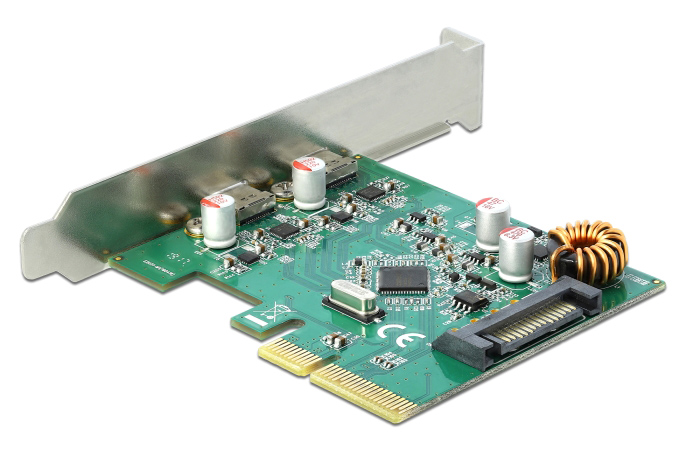 DELOCK κάρτα επέκτασης PCI Express x4 σε 2x USB-C 90397 - Image 3