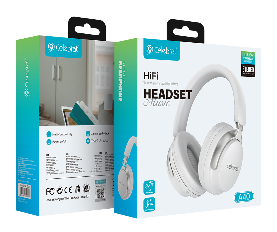 CELEBRAT headphones A40 - Image 4