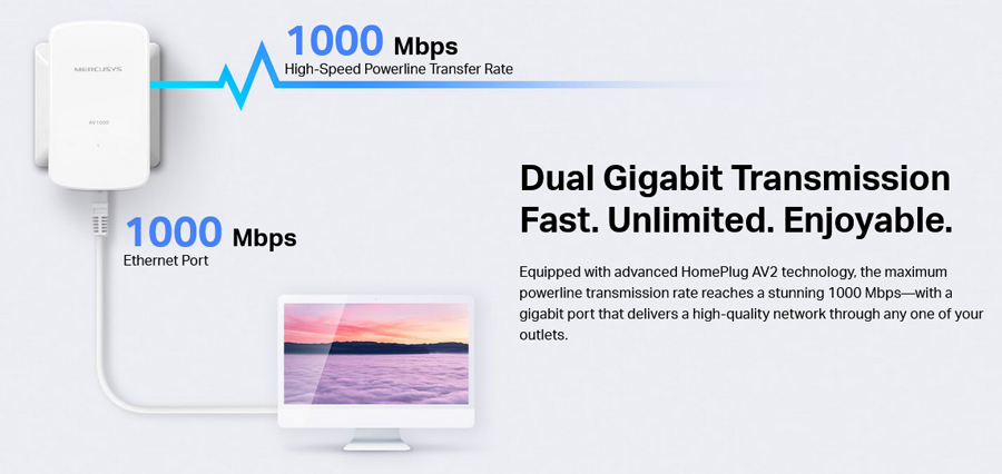 MERCUSYS Powerline MP500 Kit - Image 2
