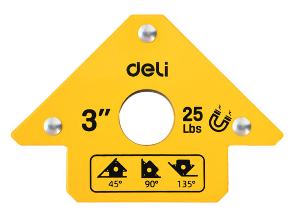 DELI μαγνητική γωνία συγκόλλησης DL-HDW25 με 45°/90°/135° γωνίες