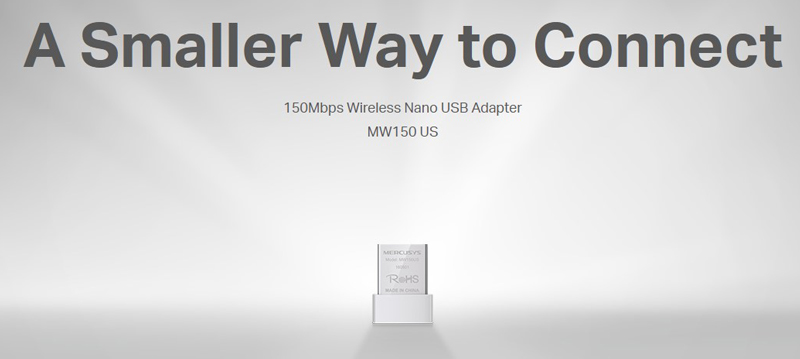 MERCUSYS ασύρματος USB αντάπτορας δικτύου MW150US - Image 4