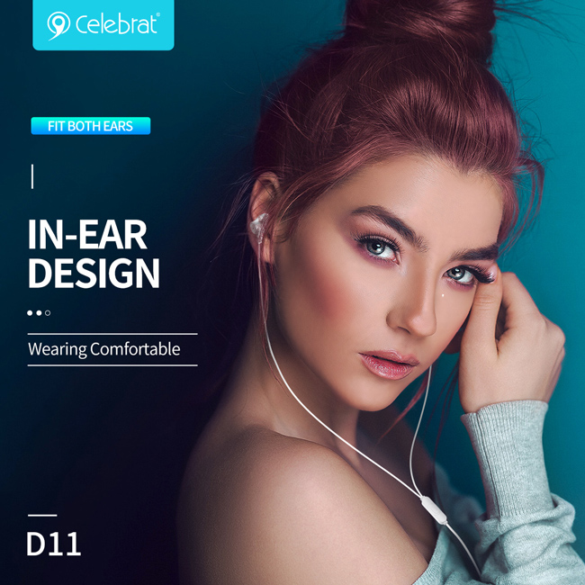 CELEBRAT earphones με μικρόφωνο D11 - Image 3