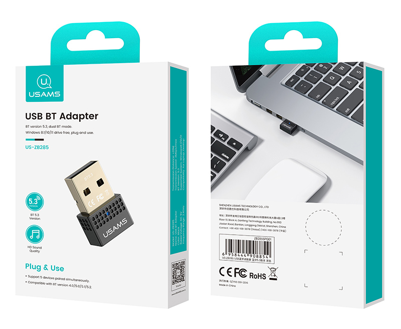 USAMS USB αντάπτορας Bluetooth 5.3 US-ZB285 - Image 4
