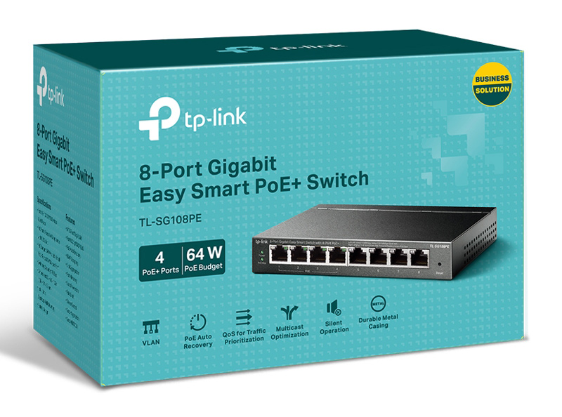 TP-LINK Easy Smart Switch TL-SG108PE - Image 3
