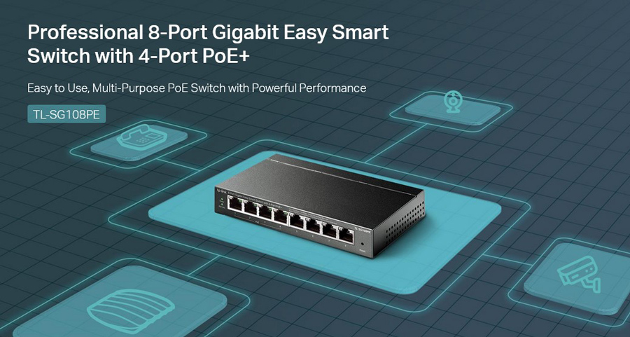 TP-LINK Easy Smart Switch TL-SG108PE - Image 4