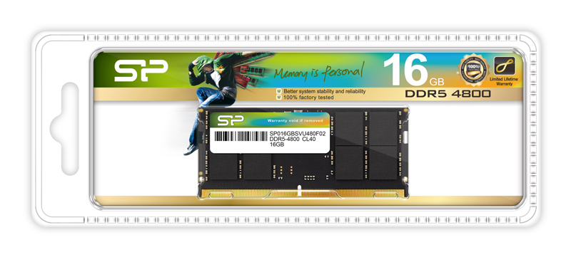 SILICON POWER μνήμη DDR5 SODIMM SP016GBSVU480F02 - Image 2
