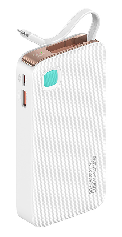 USAMS power bank CD225 με καλώδιο Lightning