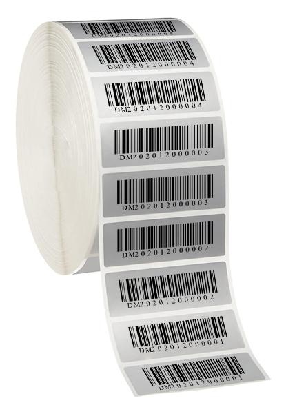 Αυτοκόλλητο με σειριακό αριθμό 6X1SN