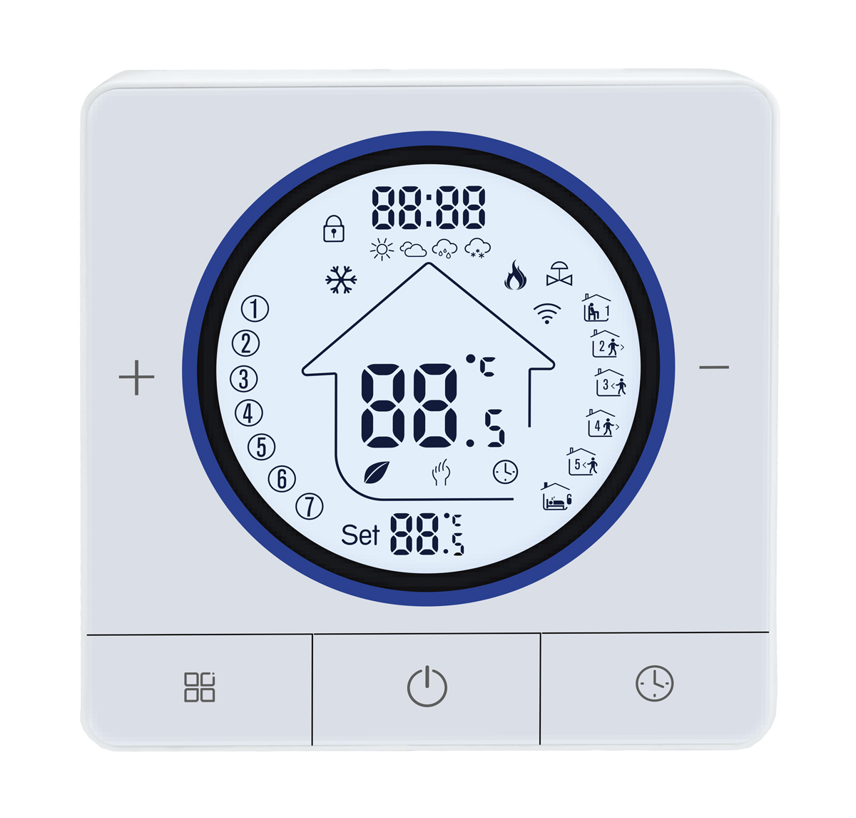 Smart θερμοστάτης αερίου BHT-800WM-GCLW