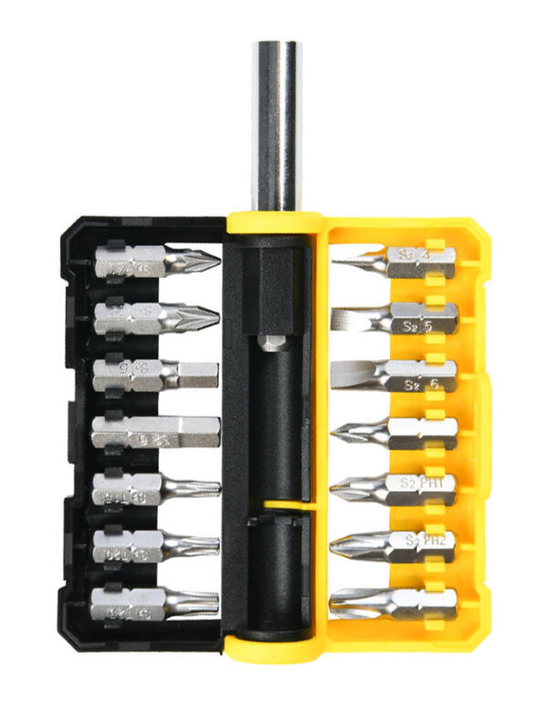 DELI σετ μύτες κατσαβιδιού DL251201 με αντάπτορα