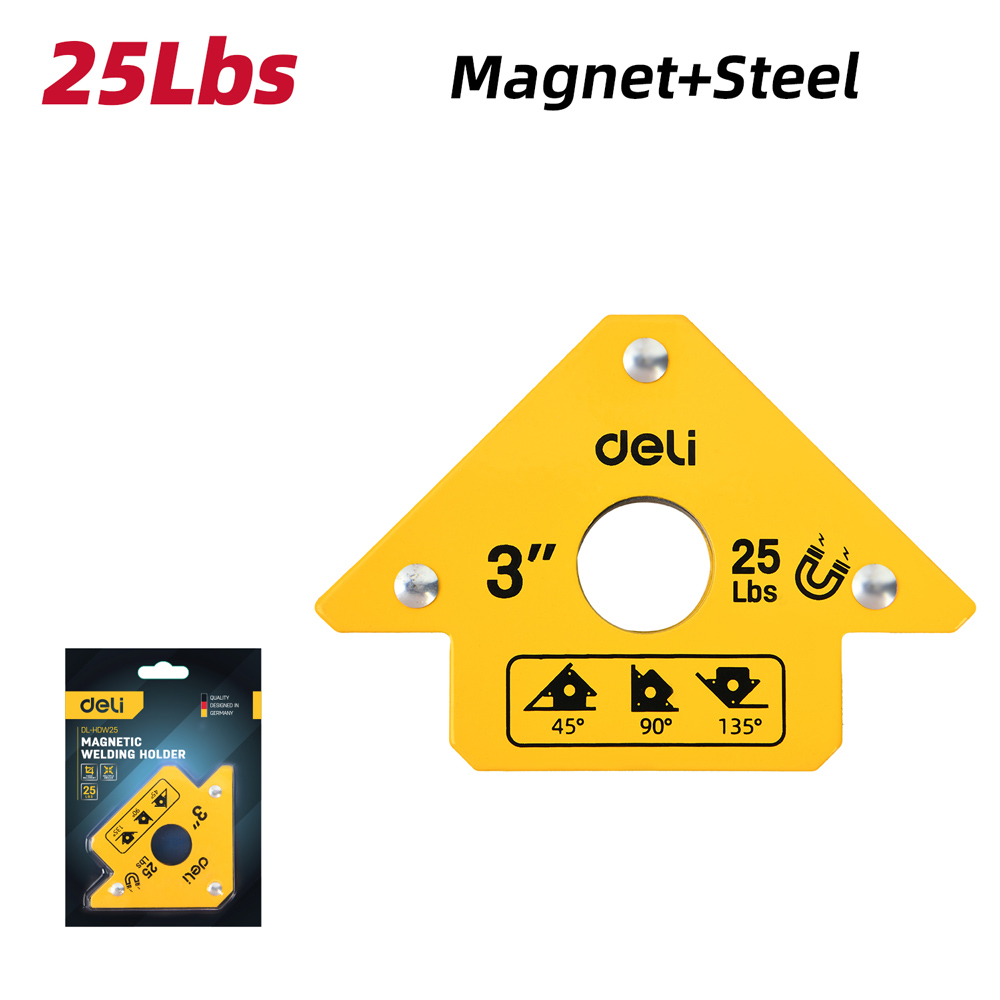 DELI μαγνητική γωνία συγκόλλησης DL-HDW25 με 45°/90°/135° γωνίες - Image 3