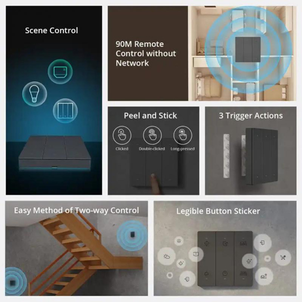 SONOFF smart διακόπτης R5W με 6x πλήκτρα - Image 3