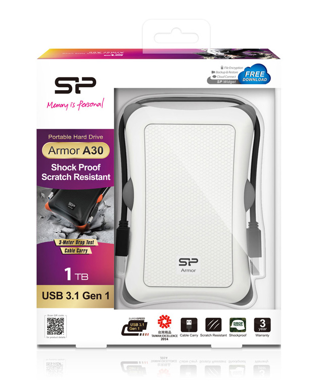 SILICON POWER εξωτερικός HDD Armor A30 - Image 3