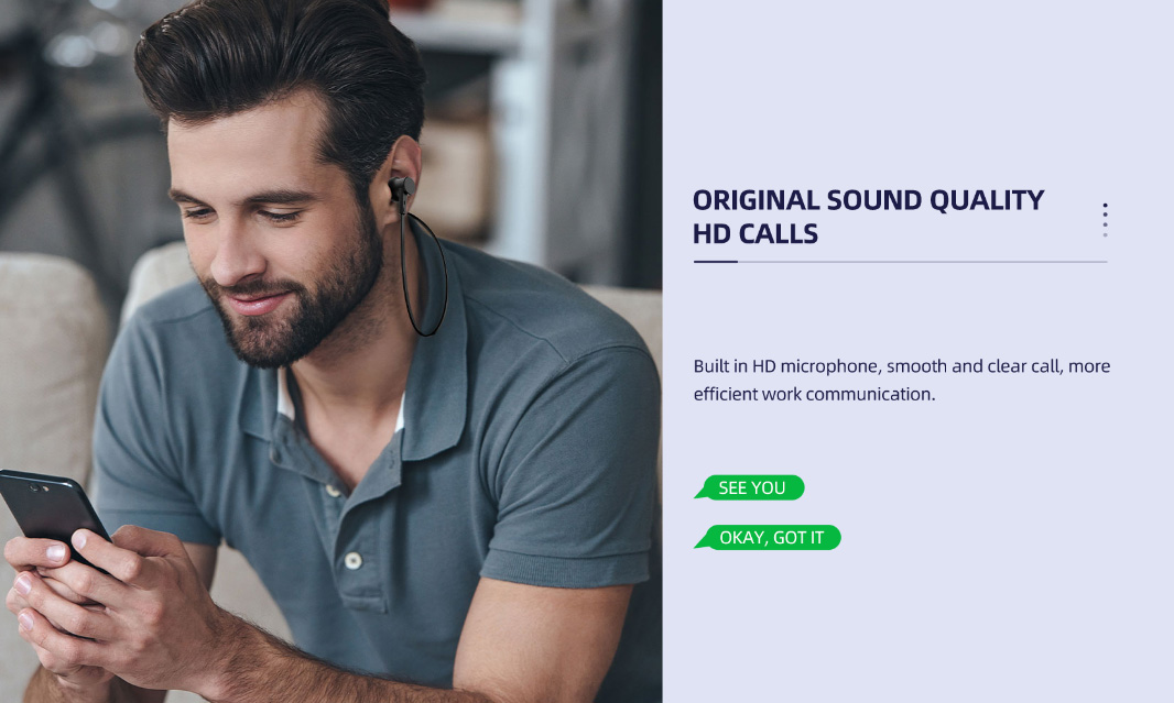 CELEBRAT earphones A20 με μαγνήτη - Image 3