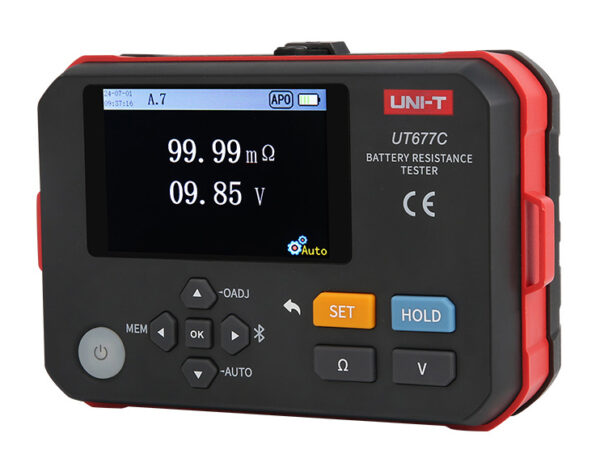 UNI-T μετρητής εσωτερικής αντίστασης μπαταριών UT677C