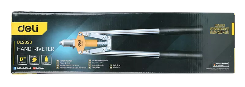 DELI πριτσιναδόρος χειρός DL2320 με αντιολισθητικές λαβές - Image 4