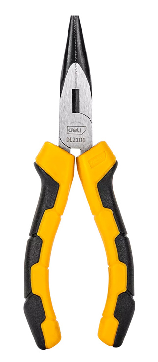 DELI μυτοτσίμπιδο ίσιο DL2106 με αντιολισθητικές λαβές