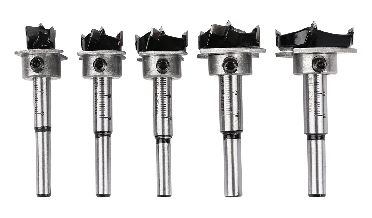 DELI σετ τρυπάνια μεντεσέ DH-MKK005-ED1 για ξύλο/πλαστικό