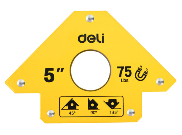 DELI μαγνητική γωνία συγκόλλησης DL-HDW75 με 45°/90°/135° γωνίες