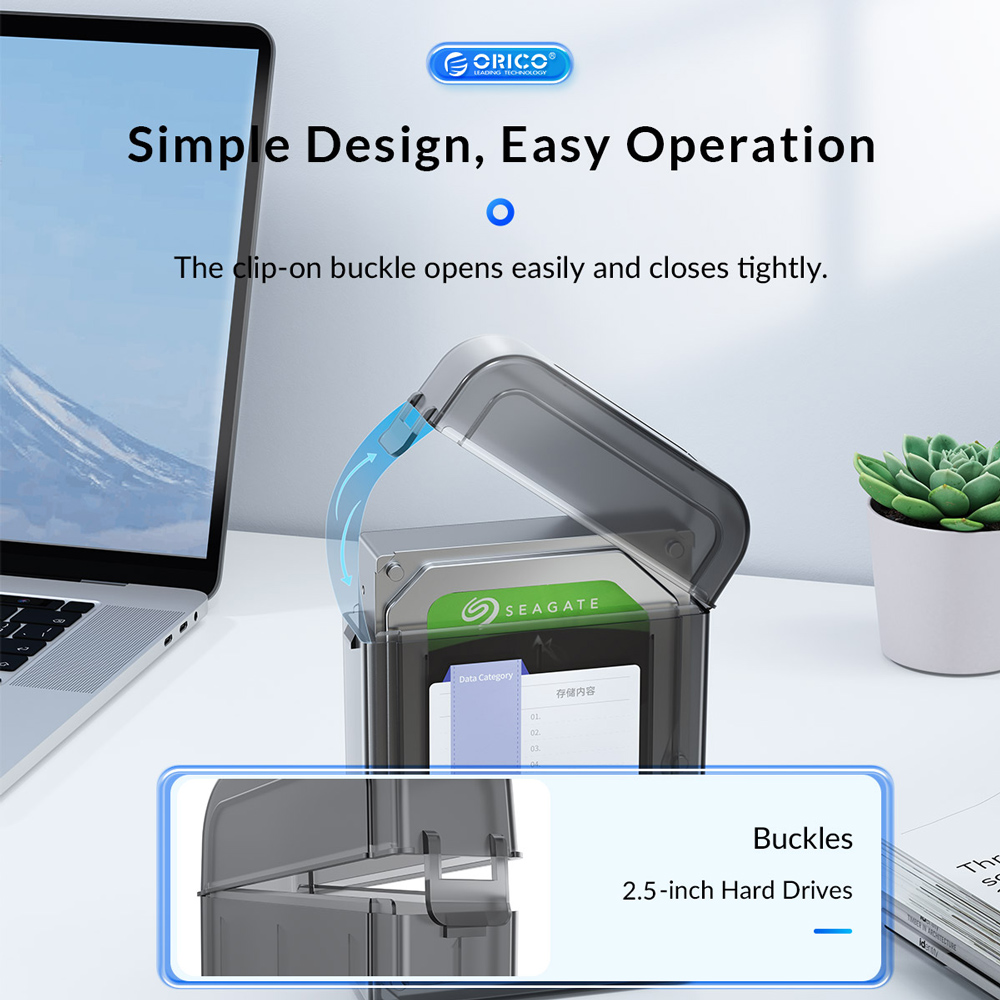 ORICO θήκη προστασίας για 2x 2.5" HDD PPH25 - Image 3