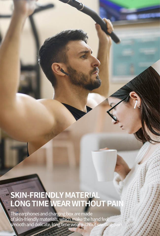 CELEBRAT earphones με θήκη φόρτισης W10 - Image 4