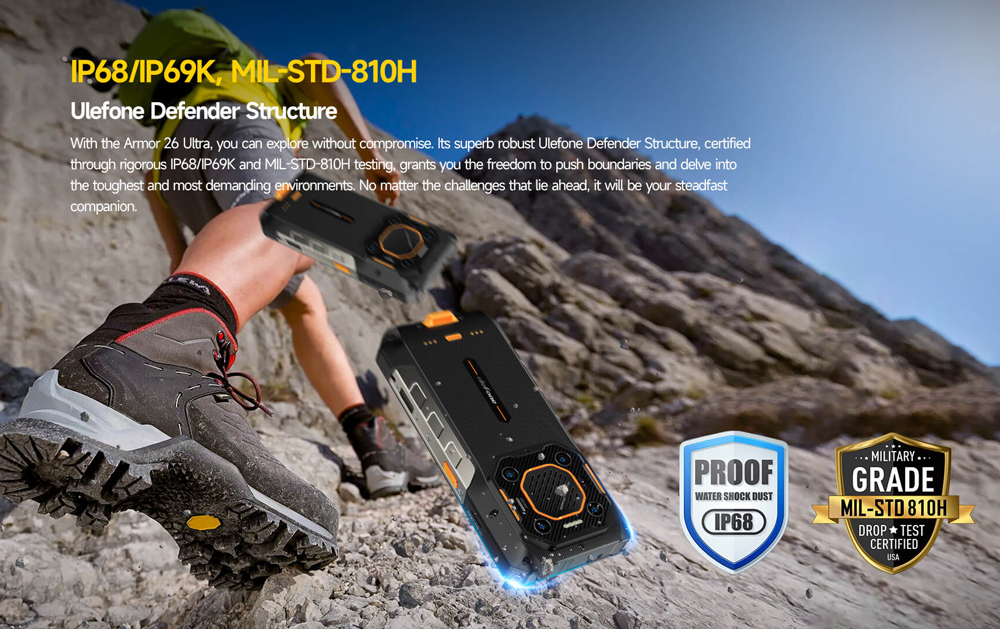 ULEFONE smartphone Armor 26 Ultra Walkie-Talkie - Image 4