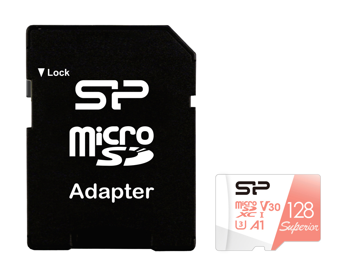 SILICON POWER κάρτα μνήμης microSDXC Superior